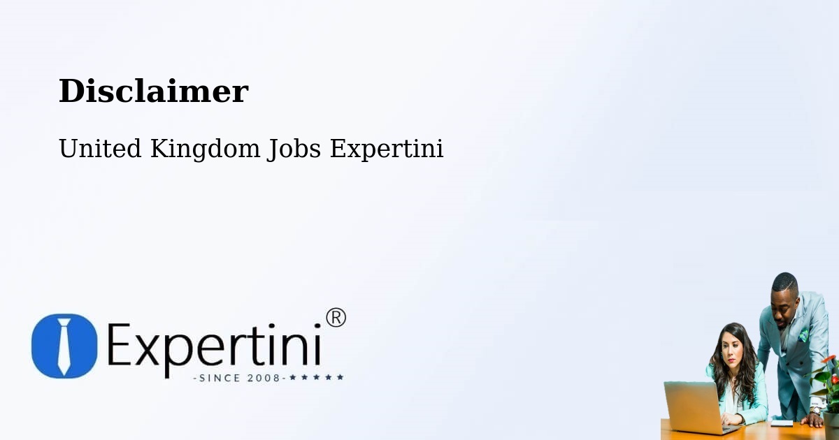 Disclaimer – Huntingdon - United Kingdom Jobs Expertini